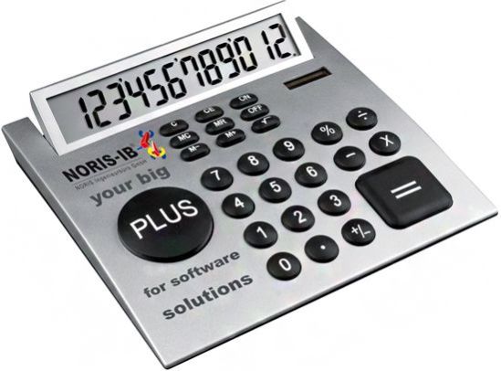 35004 Calculator promotional din plastic poza 1