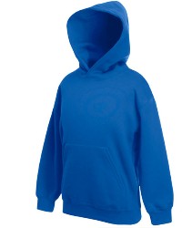 62 037 51 Hanorace de copii albastre cu buzunar cangur Kids Hooded Sweat Fruit of the Loom poza 4