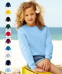 62 041 00 Bluze promotionale pentru copii colorate Kids Set In Sweat Fruit of the Loom poza 1
