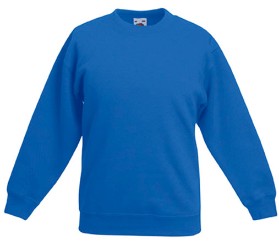 62 041 51 Bluze promotionale pentru copii albastre Kids Set In Sweat Fruit of the Loom poza 8