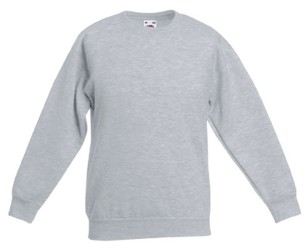 62 041 94 Bluze promotionale pentru copii gri Kids Set In Sweat Fruit of the Loom poza 9