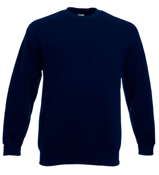 62 041 AZ Bluze promotionale pentru copii albastre inchis Kids Set In Sweat Fruit of the Loom poza 10