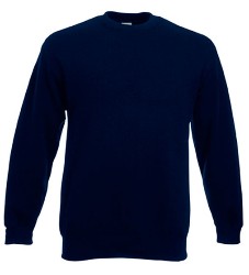 62 041 AZ Bluze promotionale pentru copii albastre inchis Kids Set In Sweat Fruit of the Loom poza 10