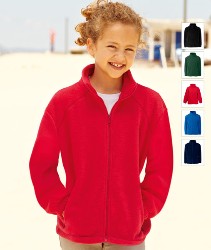 62 511 00 Jachete promotionale pentru copii colorate Kids Outdoor Fleece Fruit of the Loom poza 1