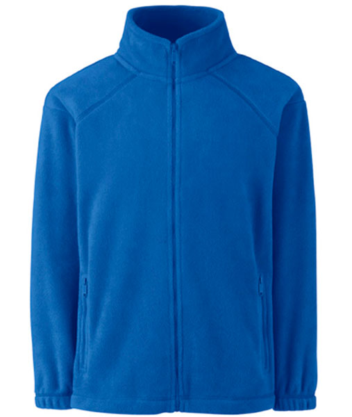 62 511 51 Jachete promotionale pentru copii albastre Kids Outdoor Fleece Fruit of the Loom poza 5
