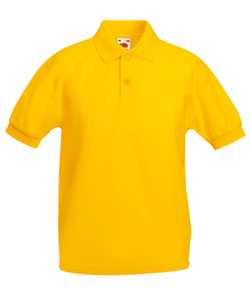 63 417 34 Tricouri promotionale galbene pentru copii Kids 65 35 Fruit of the Loom poza 2
