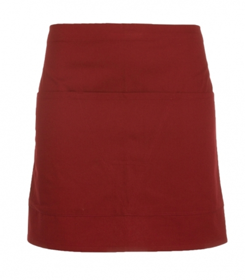 9123 Sort scurt cu buzunare Clasic visiniu poza 3