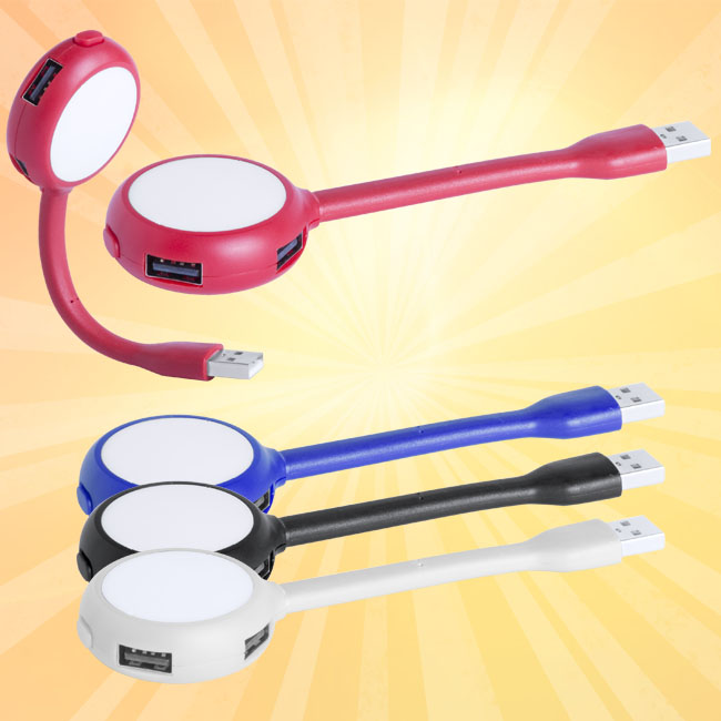 AP741843 port hub USB cu patru porturi si lanterna poza 1