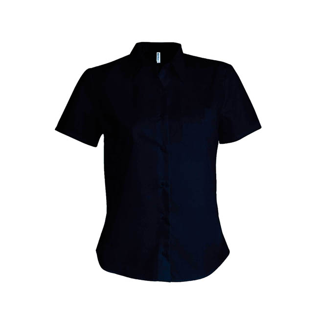AP95070 camasi bleumarin de dama cu maneci scurte poza 4