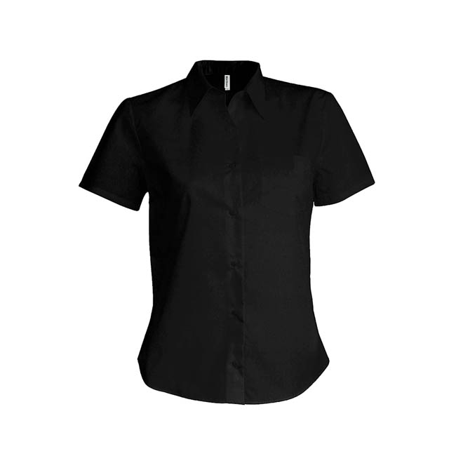 AP95070 camasi negre de dama cu maneci scurte poza 7