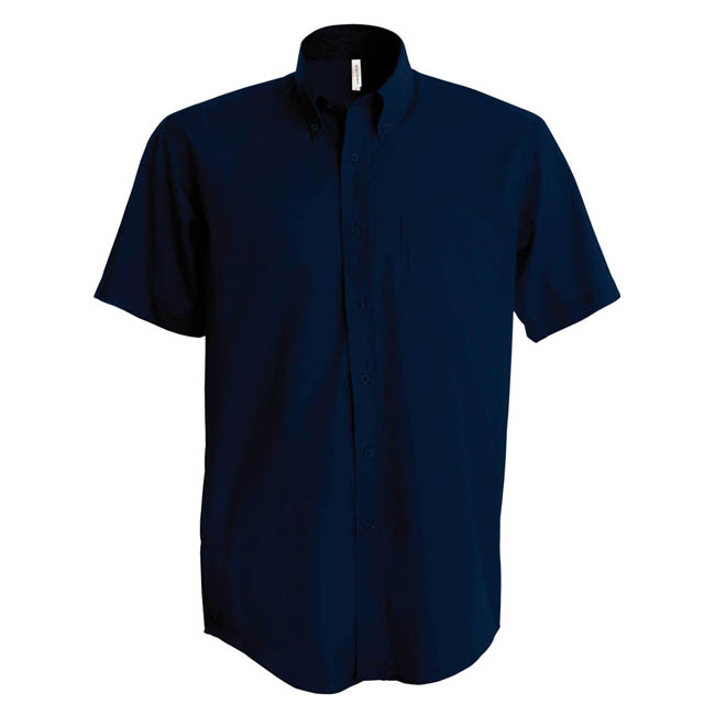 AP95140 camasi bleumarin barbatesti cu maneca scurta poza 7