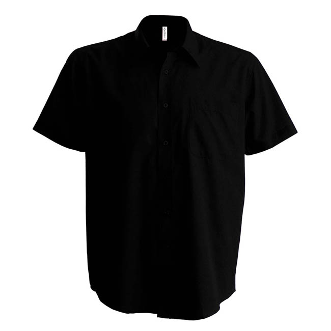 AP95140 camasi negre barbatesti cu maneca scurta poza 5