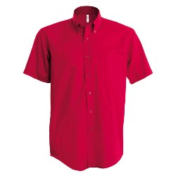 AP95140 camasi rosii barbatesti cu maneca scurta poza 4