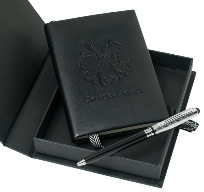 LPBN416 seturi de carnetele de lux cu pixuri Christian Lacroix poza 1