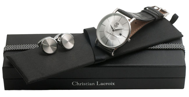 LPJM475 seturi Christian Lacroix de ceasuri barbatesti si butoni de camasa poza 1
