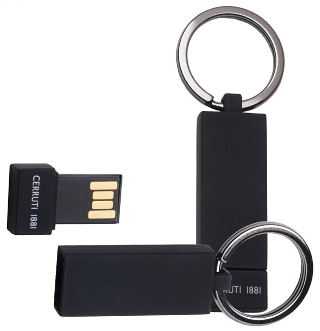 NAU308 stickuri usb de lux cu breloc Cerruti 1881 Drawer poza 1
