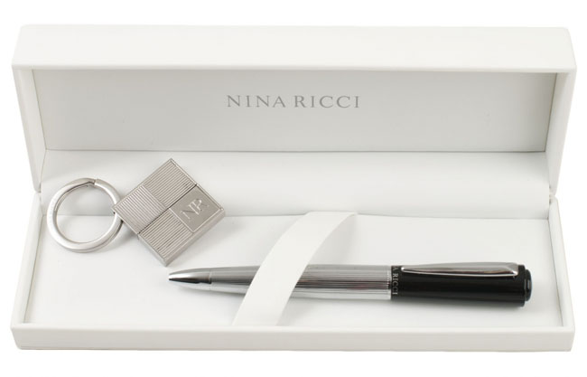 RPBU156 seturi de pixuri cu brelocuri USB Nina Ricci poza 1