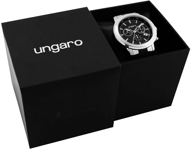 UMM1325 Ceasuri de lux unisex Ungaro Alessandro Black poza 3