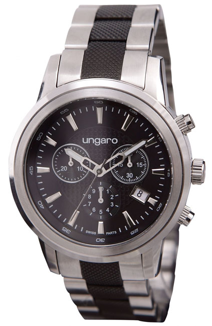 UMM1325 Ceasuri unisex Ungaro Alessandro Black poza 1