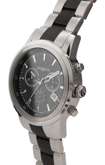 UMM1325 Ceasuri unisex de lux Ungaro Alessandro Black poza 2