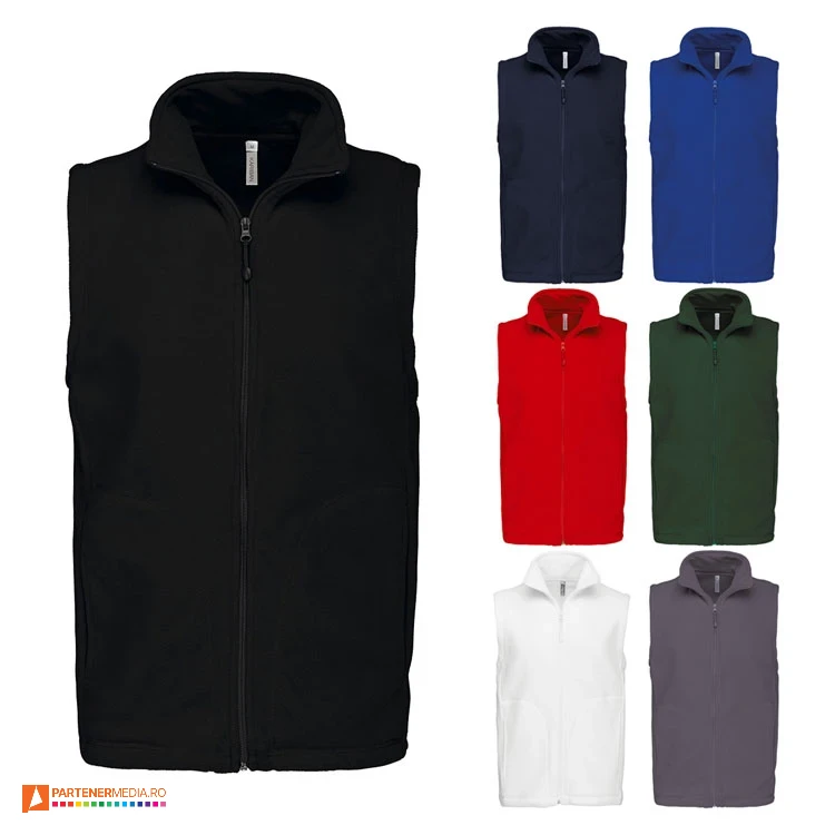 veste flecce unisex kariban cu fermoar si buzunare ap4784 veste flecce unisex kariban cu fermoar si buzunare ap4784 poza 1