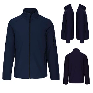 jachete unisex bleumarin kariban impermeabile ap59042 poza 6