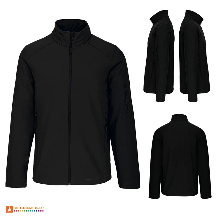 jachete unisex negre kariban impermeabile ap59042 poza 4