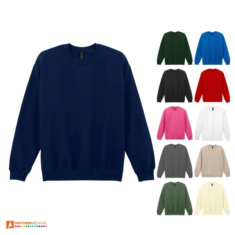 bluze unisex colorate din bumbac si poliester gildan ap592913 poza 1