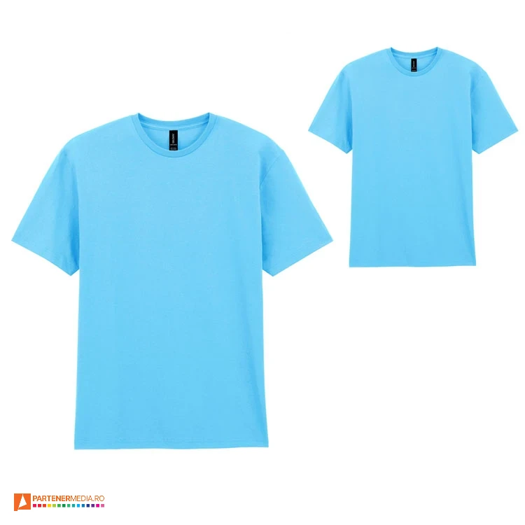 tricouri turquise unisex din bumbac cu guler rotund gildan ap592986 poza 18