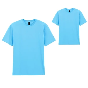 tricouri turquise unisex din bumbac cu guler rotund gildan ap592986 poza 18