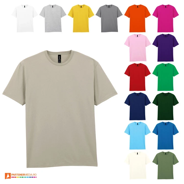 tricouri unisex colorate din bumbac cu guler rotund gildan ap592986 poza 1