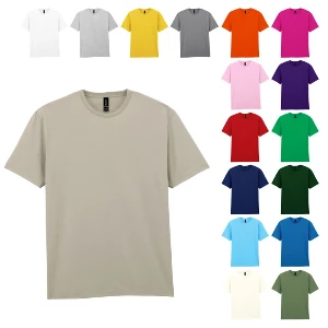 tricouri unisex colorate din bumbac cu guler rotund gildan ap592986