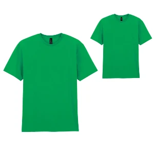 tricouri verzi unisex din bumbac cu guler rotund gildan ap592986 poza 5