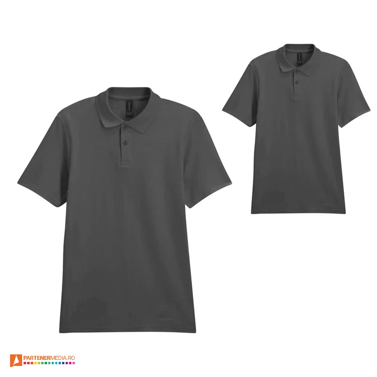 tricouri gri gildan din bumbac cu guler polo ap592995 poza 6