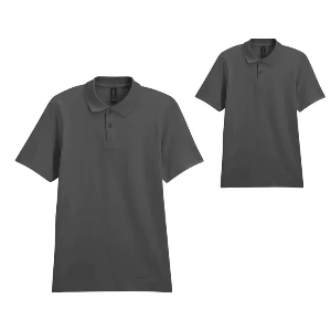 tricouri gri gildan din bumbac cu guler polo ap592995 poza 6