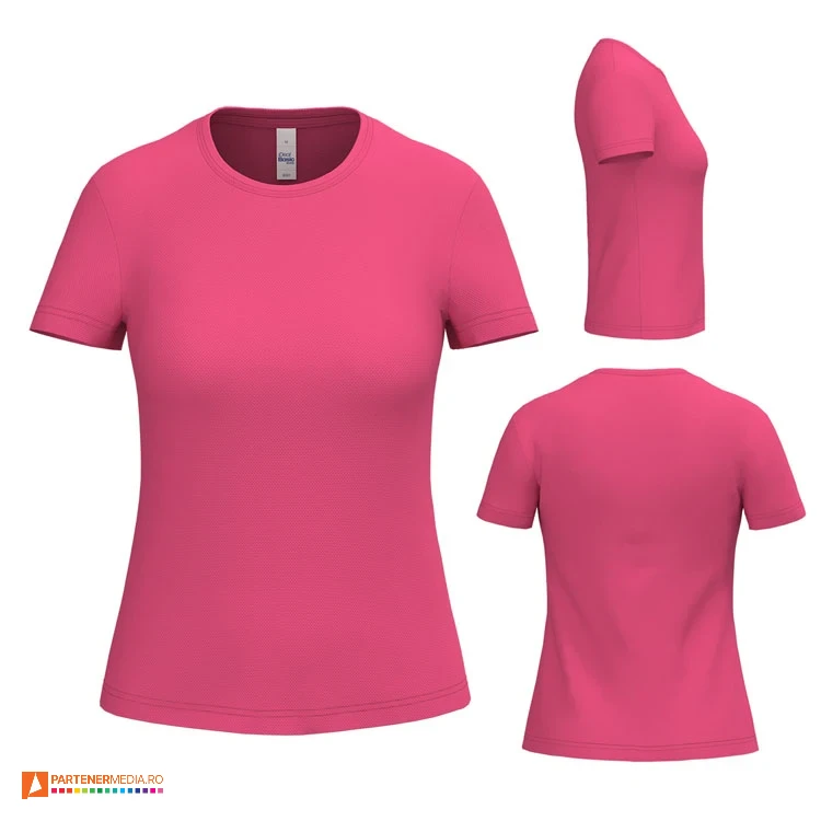 tricouri roz sport pentru dame din poliester ap593045 tricouri roz sport pentru dame din poliester ap593045 poza 8