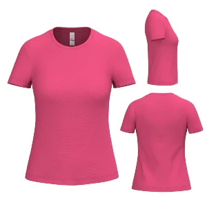 tricouri roz sport pentru dame din poliester ap593045 poza 8