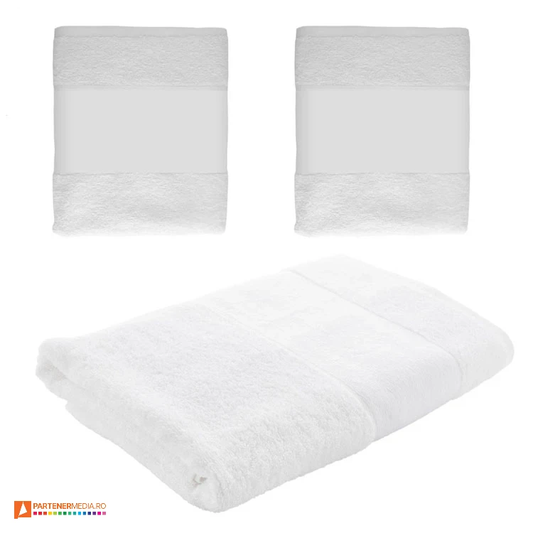prosoape mari albe din bumbac de 70x140 cm ap718013 poza 1