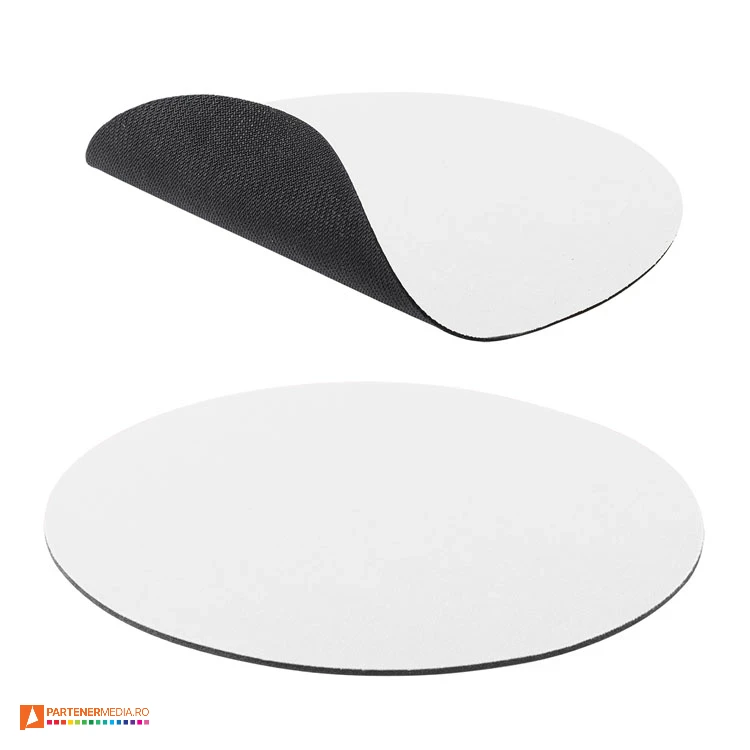 mousepad uri albe sublimabile cu forma rotunda ap718175 poza 1