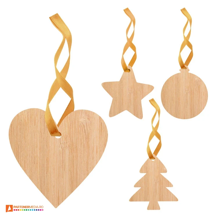 ornamente decorative din lemn cu panglica ap718641 poza 1