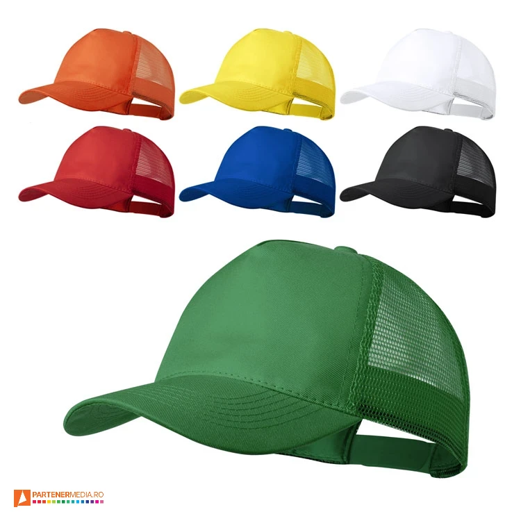 sepci unisex din poliester si plasa din plastic ap721594 sepci unisex din poliester si plasa din plastic ap721594 poza 1