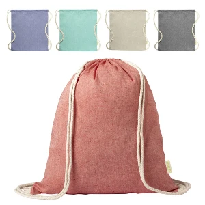 rucsacuri drawstring ecologice din bumbac reciclat ap721610