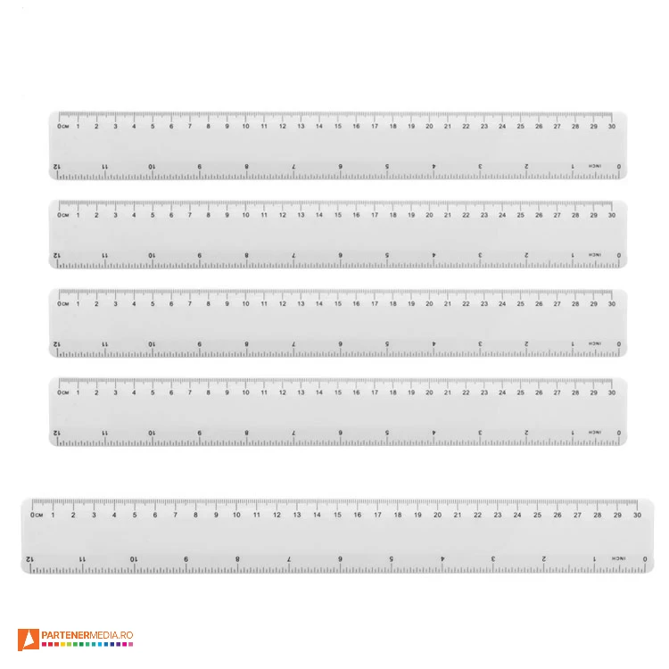 Rigle din plastic tratat antibacterian cu lungime de 30 cm rigle de 30 cm tratate antibacterian ap721803