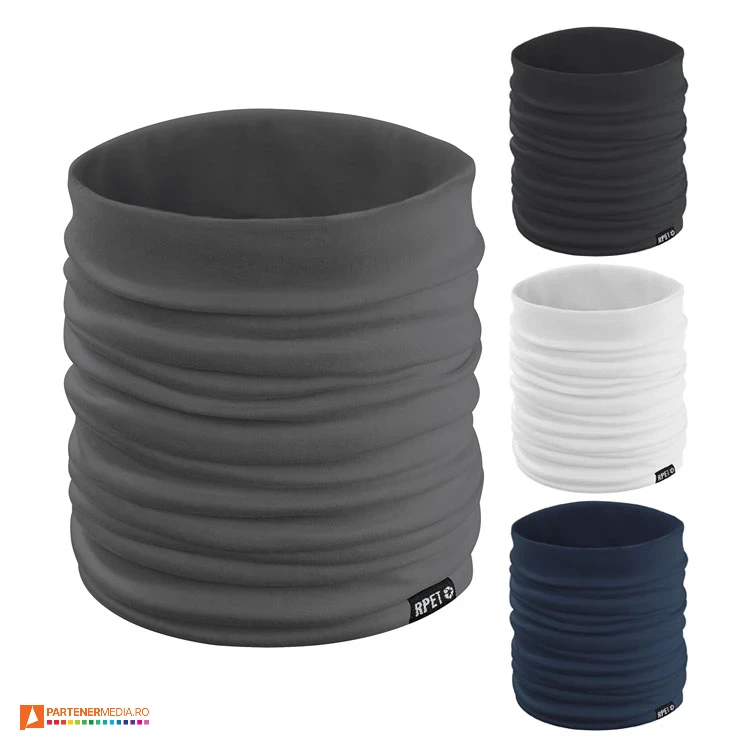 esarfe promotionale tubulare din poliester reciclat ap721924 poza 1