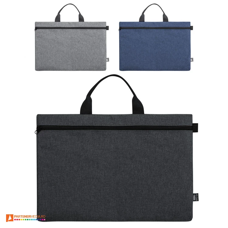 genti promotionale de laptop din poliester reciclat ap722007 poza 1