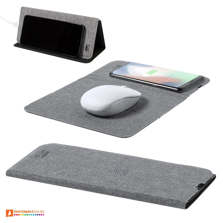 mousepad uri pliabile cu incarcator wireless de 10w ap722105