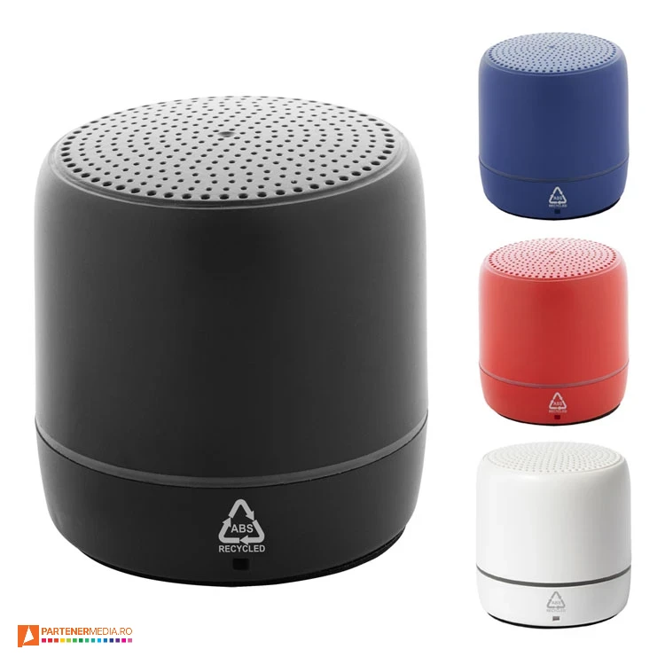 boxe audio wireless promotionale din plastic reciclat ap722144