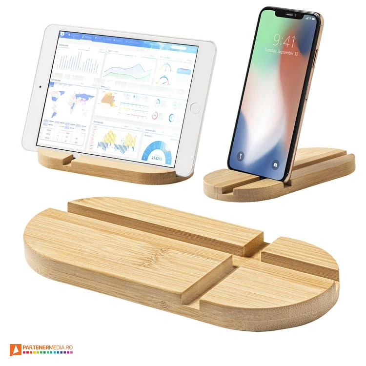 suporturi din lemn pentru telefon si tableta ap722337 poza 1
