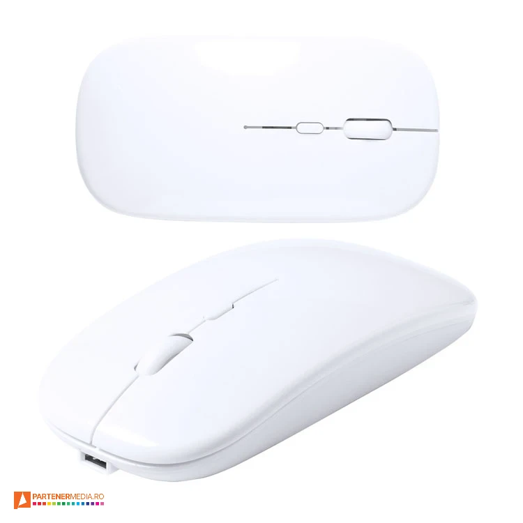 mouse uri albe promotionale cu baterie reincarcabila usb ap722513 poza 1