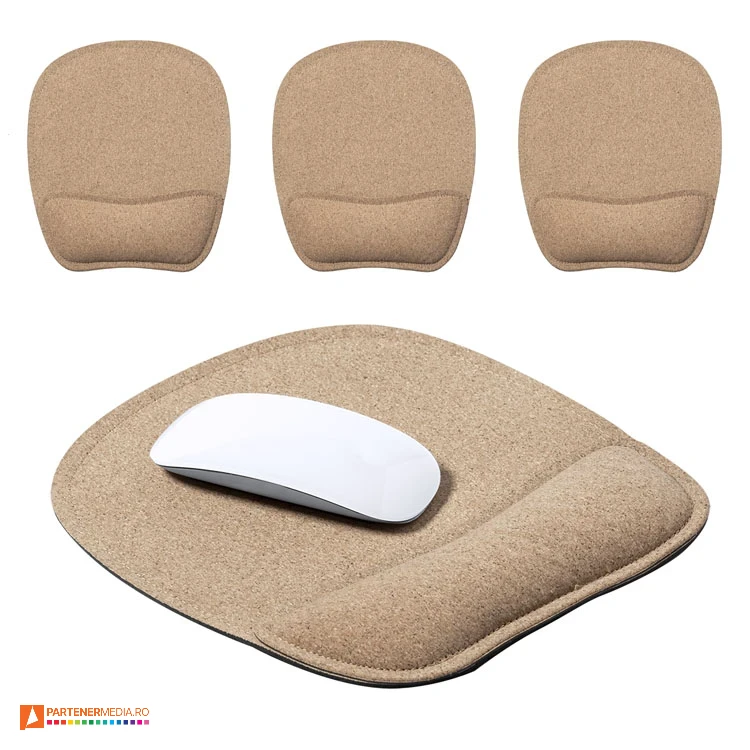 mousepad uri din pluta cu suport ergonomic ap722749 poza 1